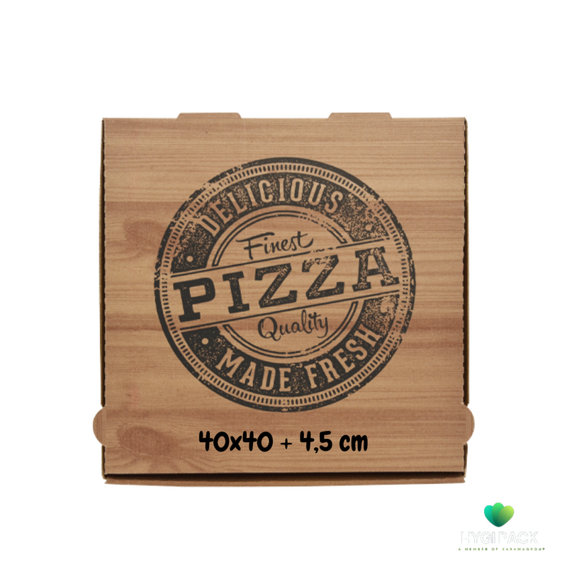 Pizza-Karton Modell Metro 40x40 +4,2 cm